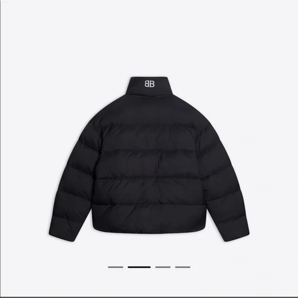 Black puffer jacket balenciaga, new without a tag, retail price 2850